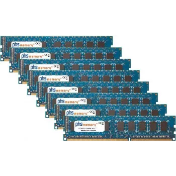 PHS-memory 64 GB (8x8 GB) kit memoria RAM para Apple MacPro5,1 DDR3 UDIMM ECC 1066 MHz (SP125173)