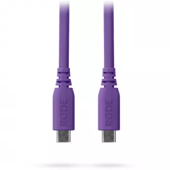 Cable USB-C a USB-C Rode SC27-PU USB 3.2 Gen1, morado (2 m, PD)