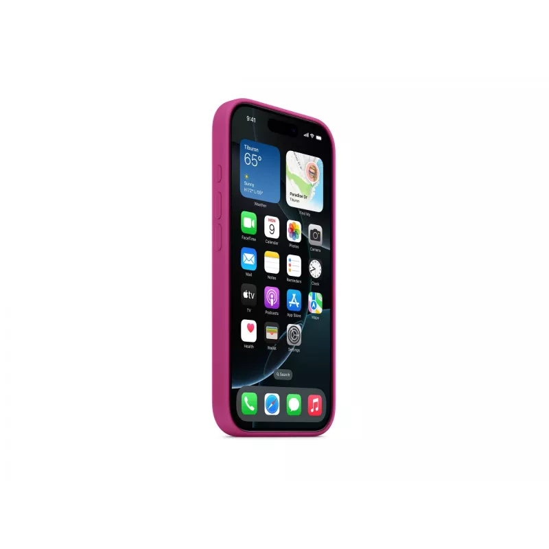 Funda de silicona para Apple iPhone 16 Pro con MagSafe
