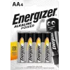 Pila alcalina AA desechable Energizer Classic 1,5V LR6 — 4 uds., 50,5×14,5 mm, 23 g