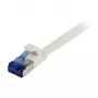 Latiguillo RJ45 Synergy 21, CAT6A 500 MHz, 7 m, blanco, U/FTP, plano, TPE (Superflex), AWG32, Synergy 21 – tipo de cable U/FTP – pares apantallados con lámina