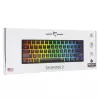 Teclado mecánico White Shark Shinobi-2 negro distribución US con switches Brown
