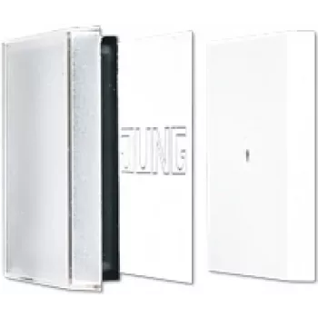 Tapa para interruptor de luz Jung LS 990 NAGL, blanca, para teclas modulares