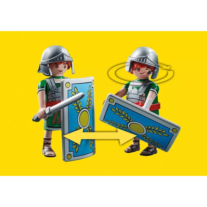 Playmobil 71268 Asterix: Edifis y la batalla por el palacio catapulta funcional de los romanos colección figuras de juego diversión juego de rol imaginativo