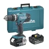 Taladradora Makita DHP453RFE sin llave negro, azul 1,8 kg