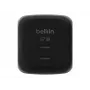 Cargador rápido AC de interior Belkin WCH020kqBK, 2× USB-C, compatibilidad universal, protección eléctrica, negro
