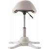 Asiento ergonómico de equilibrio Up Up Toronto blanco, tejido marfil, pistón de gas más largo