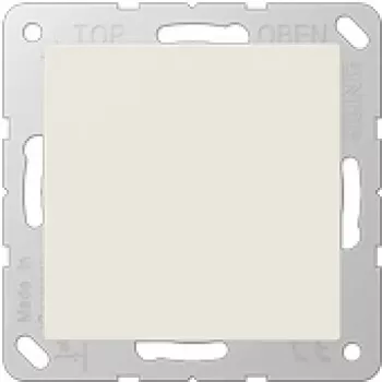 JUNG Tapa ciega A594-0 con anillo de soporte blanco A594-0 (A594-0)