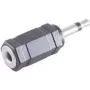Conector de cable ShiverPeaks BS57015 3,5 mm negro macho/hembra