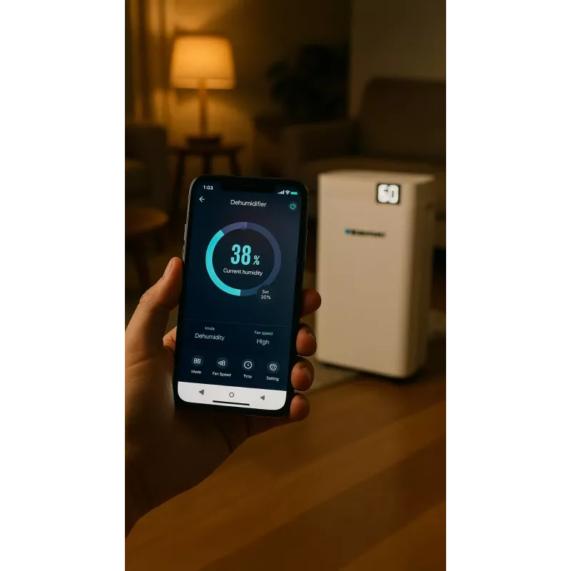 Deshumidificador BLAUPUNKT ADH801 — 20 L/día (máx. 36 L/24h), depósito de 4,2 L, 600 W, R290, indicador LED