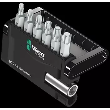 Wera Bit-Check 7 TX Universal 1 - Juego de puntas de destornillador - 7 piezas (05056294001)
