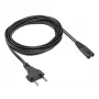 Akyga AK-RD-01A Cable de alimentación CEE 7/16 a IEC C7 (ocho), CCA, 1,5 m