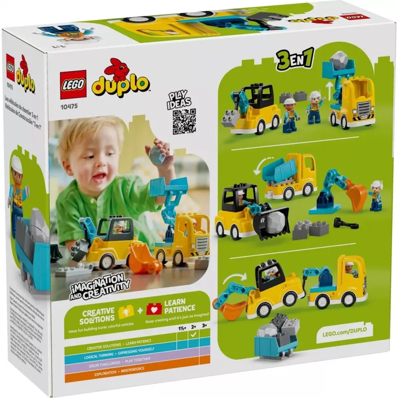 LEGO DUPLO 10475 3 en 1 Vehículos de obra