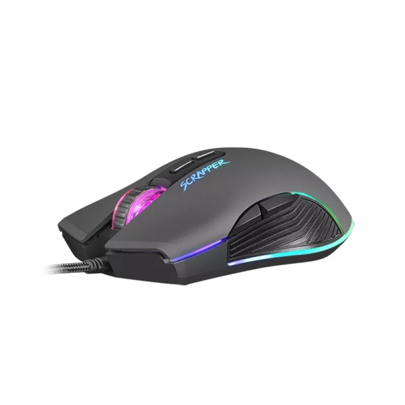 FURY Scrapper Ratón gaming ambidiestro USB Type-A óptico 6400 DPI