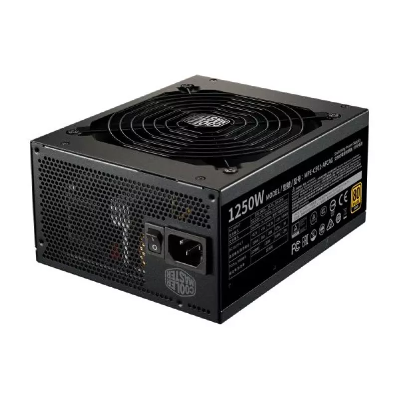 Cooler Master MPE-C501-AFCAG-EU MWE Gold V2, ATX 1250W, RTX Ready, modular, 140mm, negro