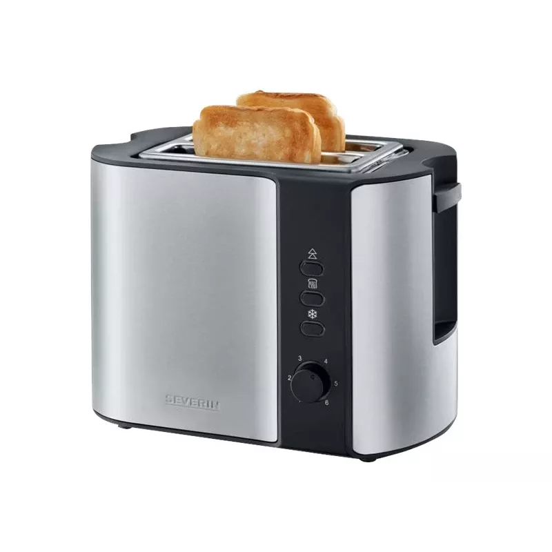 Severin 2589 2 rebanadas 800 W Negro, Acero inoxidable