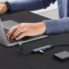 Hub USB QOLTEC 53793 — entrada USB 3.0, 3 conectores USB 2.0