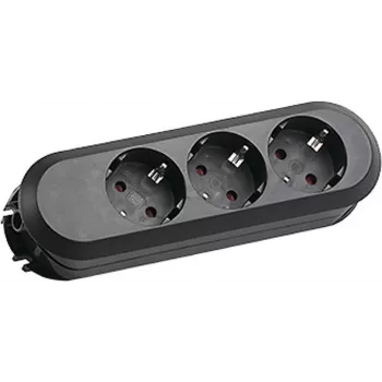 Regleta de alimentación Bachmann SMARTLINE 1.5m 3 tomas de CA para interiores negro