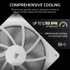 Corsair RS140 PWM ventilador de caja, 140 mm, 36 dB, pack individual, blanco