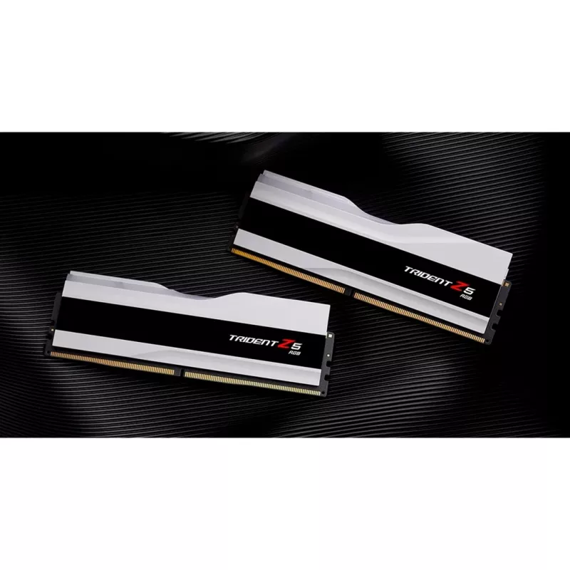 DIMM 48 GB DDR5-8400 (2x 24 GB) kit dual, Memory blanco, F5-8400J4052G24GX2-TZ5RW, Trident Z5 RGB, INTEL XMP