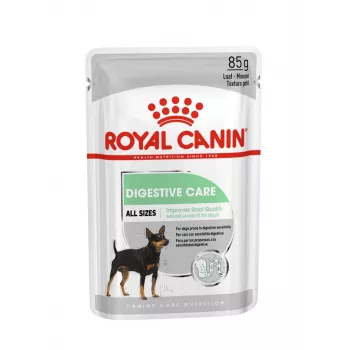 Comida húmeda para perros Royal Canin Digestive Care carne y verduras bolsa 12 x 85 g – perros adultos, apoyo a la digestión