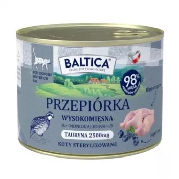 BALTICA Sabores regionales Codorniz - Comida húmeda para gatos - 185 g