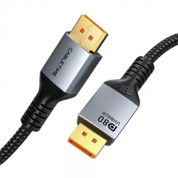 Cable DisplayPort a DisplayPort CABLETIME 16K 2.1, 2 m