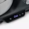 Robot de cocina Severin KM 3898 1000 W 5,5 L negro acero cepillado plata