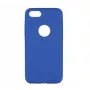 Funda Tellur fina de piel sintética para iPhone 8 — azul, funda protectora fina