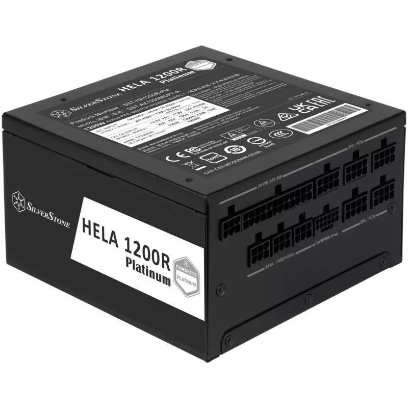 e HELA 1200R Platinum - fuente de alimentación - Cybenetics Platinum PCIe 5.0 totalmente modular (SST-HA1200R-PM)