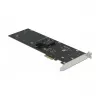 Tarjeta PCI Express x2 DeLOCK 90433 para 4 x SATA HDD SSD RAID