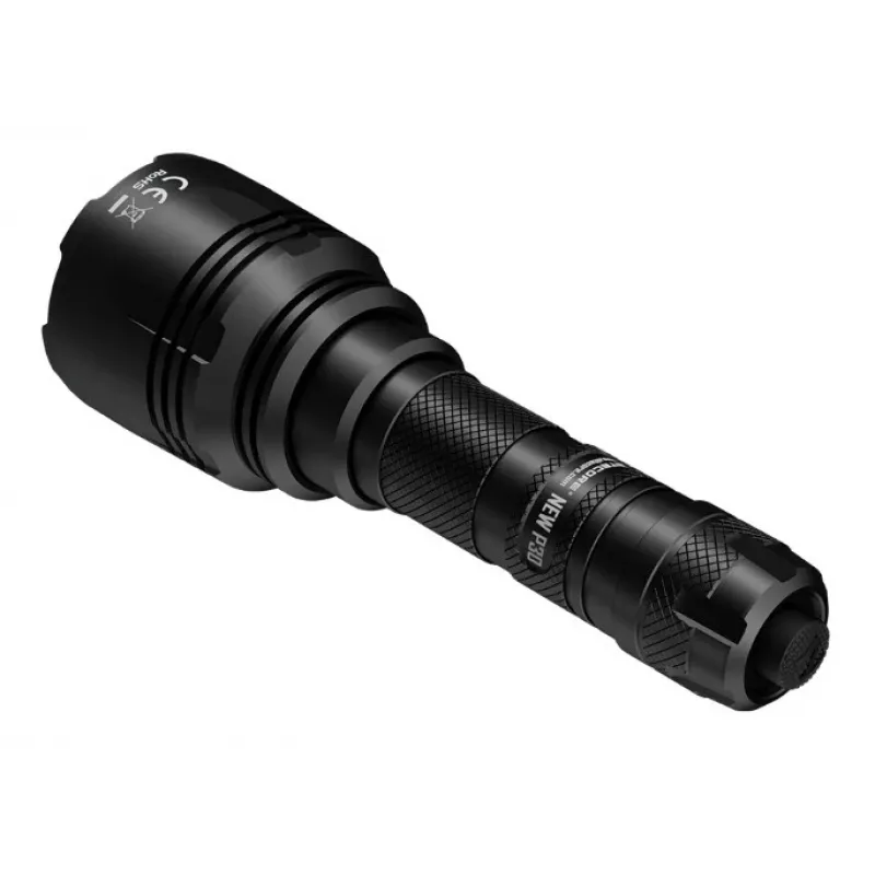 Linterna de caza Nitecore NEW P30 — 1000 lm, 5000 mAh, recargable por USB, IP68, aluminio, 155,5 mm, 158,5 g
