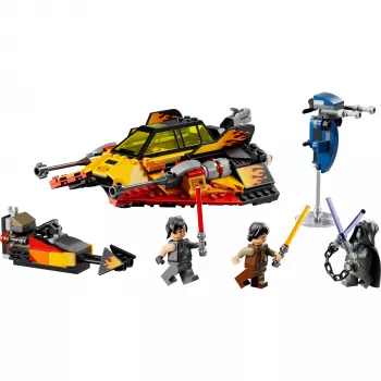 LEGO Star Wars Flame Speeder 75414 set de vehículo de nieve – 349 piezas, 3 minifiguras, edad 7+