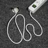 Brennenstuhl 1159520400 Regleta de enchufes 6 tomas 45° blanca con interruptor 3 m cable H05VV-F3G1,5 POS-Reiter (1159520400)