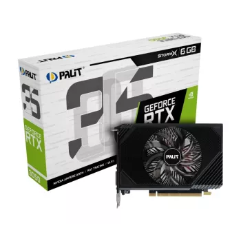 Tarjeta gráfica Palit GeForce RTX 3050 StormX 6GB GDDR6
