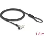 Candado de cable Navilock 20931 Negro Plata 1,8 m 4,5 mm