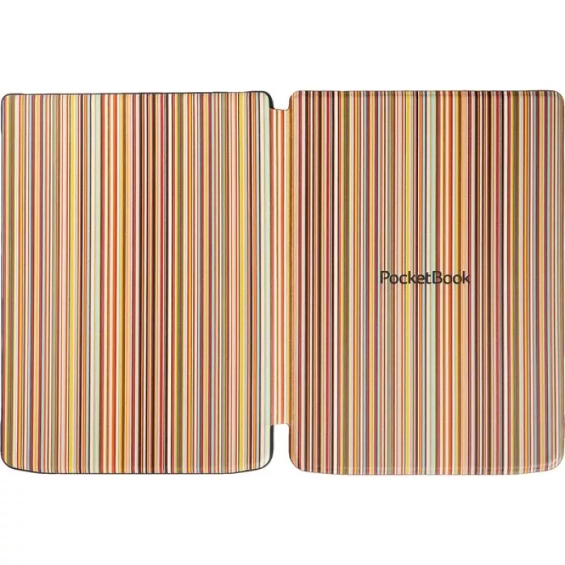 Funda PocketBook Shell H-S-743-CL-WW para InkPad 4 / Color 2 / Color 3 de 7,8 pulgadas, rayas de colores