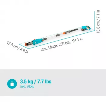 Gardena TCS 20 / 18V P4A 5 cm litio-ion negro azul naranja