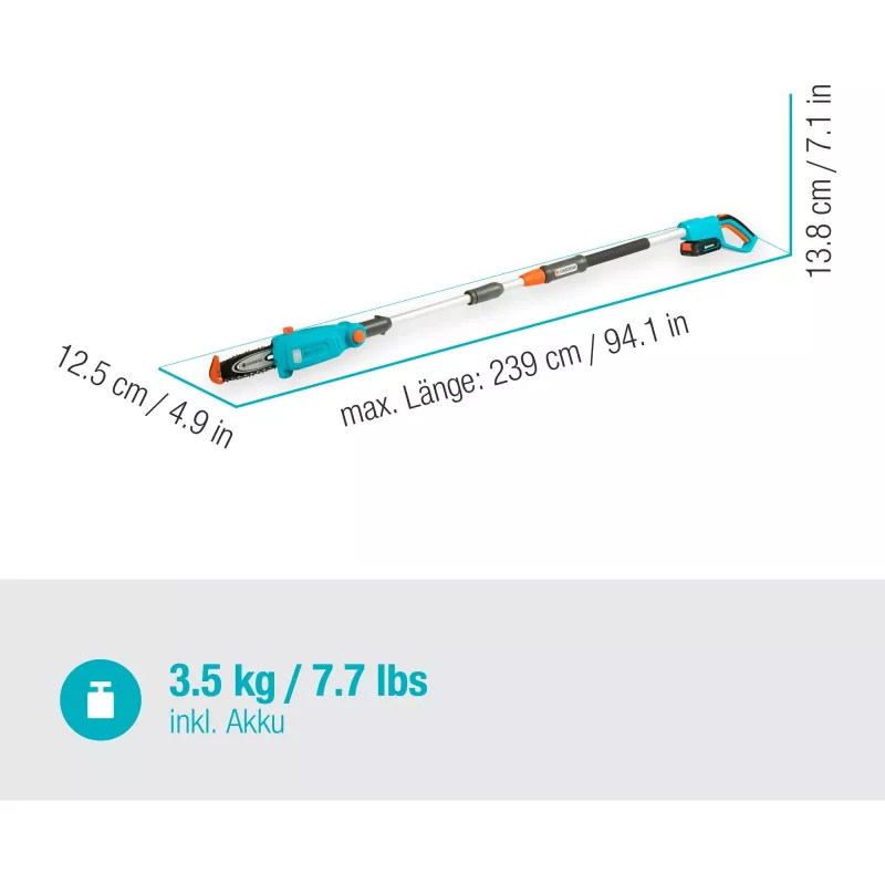 Gardena TCS 20 / 18V P4A 5 cm litio-ion negro azul naranja