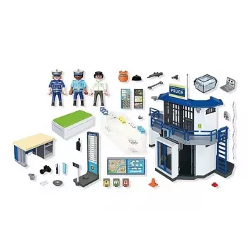 Playmobil Action Heroes 71874 comisaría de policía con sala de interrogatorios