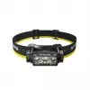 Linterna frontal Nitecore HC60 UHE con batería de 4000 mAh, 6-LED, impermeable, resistente a impactos, negro/amarillo