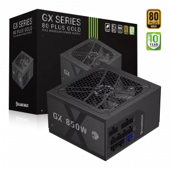 Gamemax fuente de alimentación, 80 PLUS, Gold | GX 850GF | 850 W