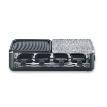 Parrilla de raclette Severin RG 2366 8 personas 1300 W negra