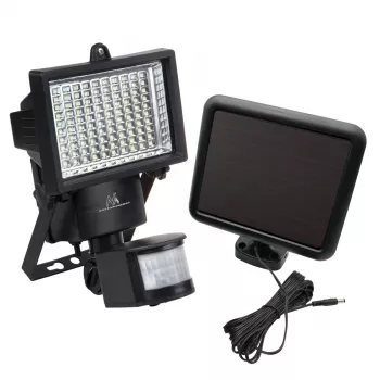 Maclean MCE442 Foco LED solar con detector de movimiento Foco de pared IP44 6W 6000K