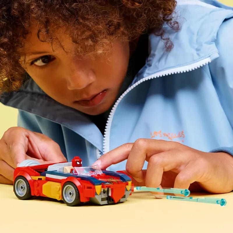 LEGO MARVEL 76336 Coche de Spider-Man vs. Wolverine venomizado