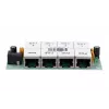 Inyector PoE Extralink 4 puertos 4x 100 Mb/s RJ45, Fast Ethernet, 48 V, sin carcasa