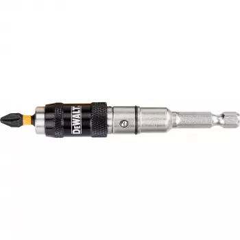Portabrocas DT7505, orientable, resistente a impactos, 1/4 (con broca Extreme Impact Torsion)