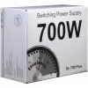 Inter-Tech SL-700 Plus - Fuente de alimentación (interna) - ATX12V 2.4 - AC 230 V - 700 Watt - PFC activo (88882141)