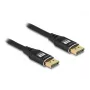 Cable DisplayPort DeLOCK 8K 60 Hz 3 m negro metal