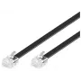 Cable telefónico Microconnect MPK102S RJ-11 RJ-11 2 m negro